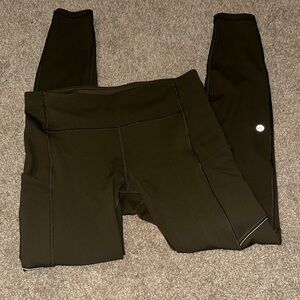 Lululemon Athletica Olive Green Leggings